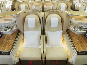 Emirates' first refurbished Boeing 777