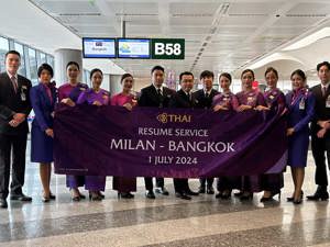 A Milano Malpensa riprendono i voli per Bangkok con Thai Airways