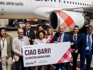 Volotea apre una nuova base operativa a Bari