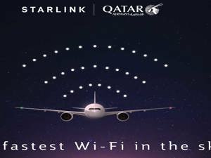 Starlink on Qatar Airways Boeing 777s