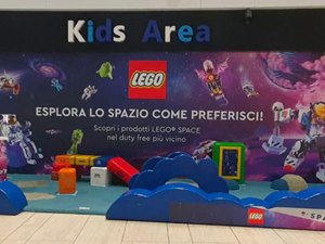 I Set Lego Space all’Aeroporto di Fiumicino