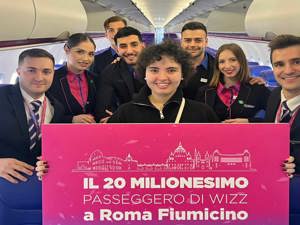 20 milioni di passeggeri a Fiumicino con Wizz Air