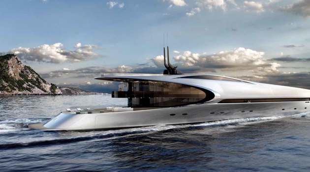 Il futuristico superyacht Unique svelato da Denison Yachting e SkyStyle