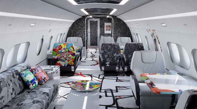 Airbus Corporate Jets e l'artista contemporaneo Cyril Kongo