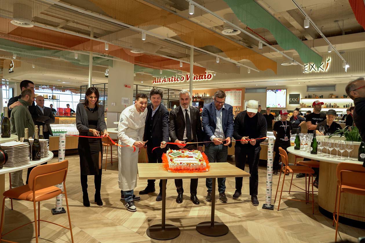 Inaugurazione Food Court firmata Avolta all'Aeroporto di Roma Fiumicino Copyright © Ufficio Stampa Adr Aeroporti di Roma