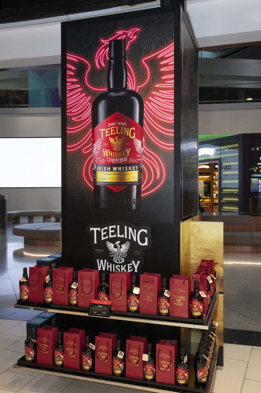 Teeling Whiskey Christmas Batch al Duty Free dell'Aeroporto di Dublino Copyright © Ufficio Stampa ARI