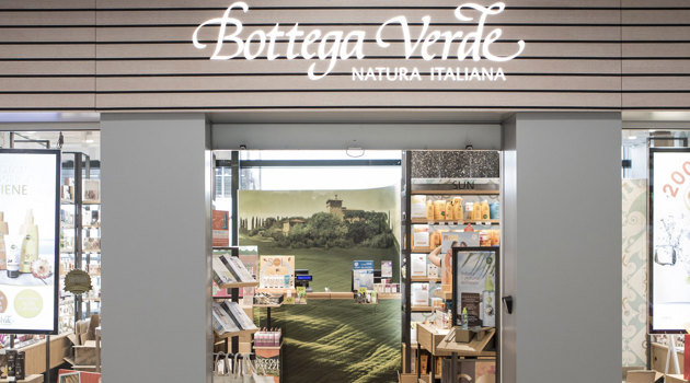 Shopping in aeroporto: Bottega Verde