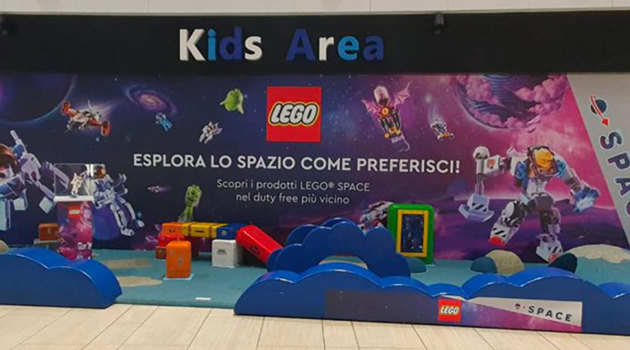 I Set Lego Space all’Aeroporto di Fiumicino