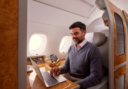 Il wi-fi di Emirates Copyright © Ufficio Stampa Emirates Airlines