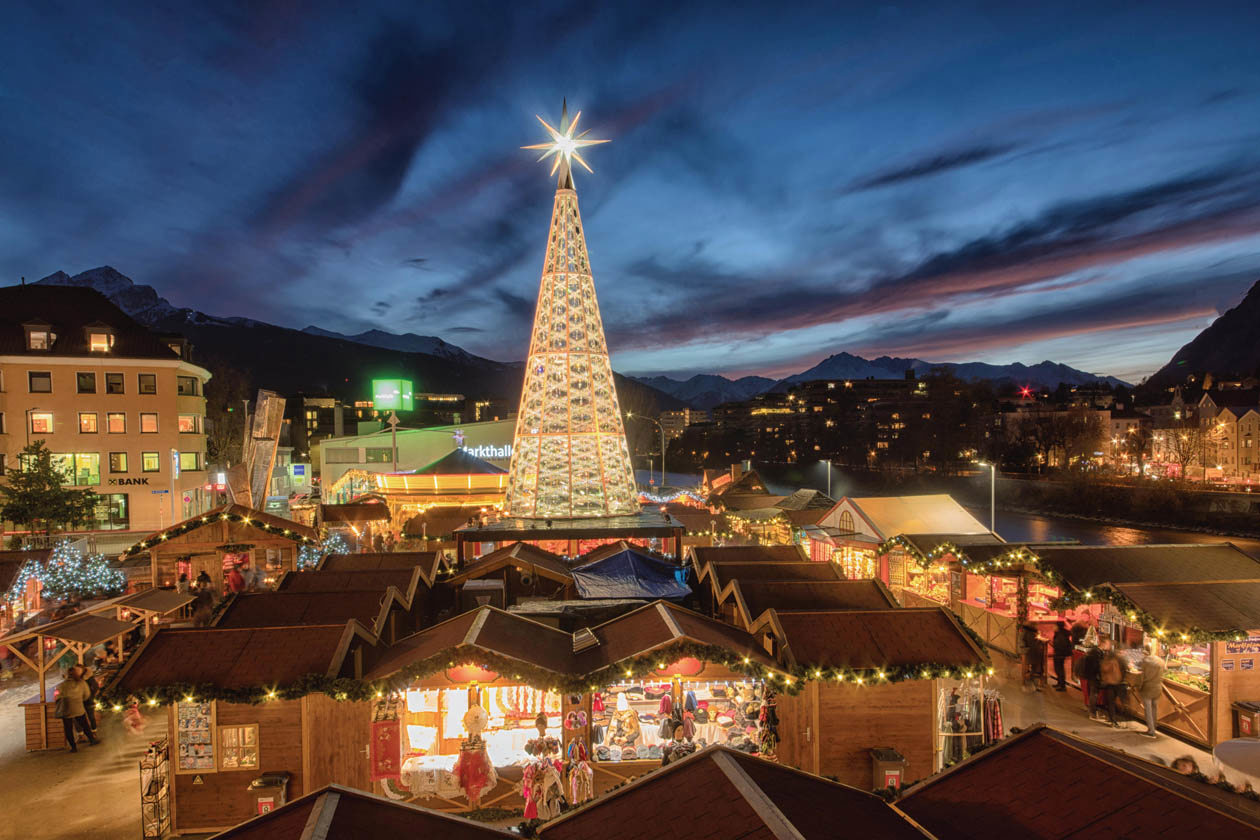 Mercatino di Natale di Marktplatz a Innsbruck Foto: Copyright © Danijel Jovanovic - Ufficio stampa Innsbruck Tourismus