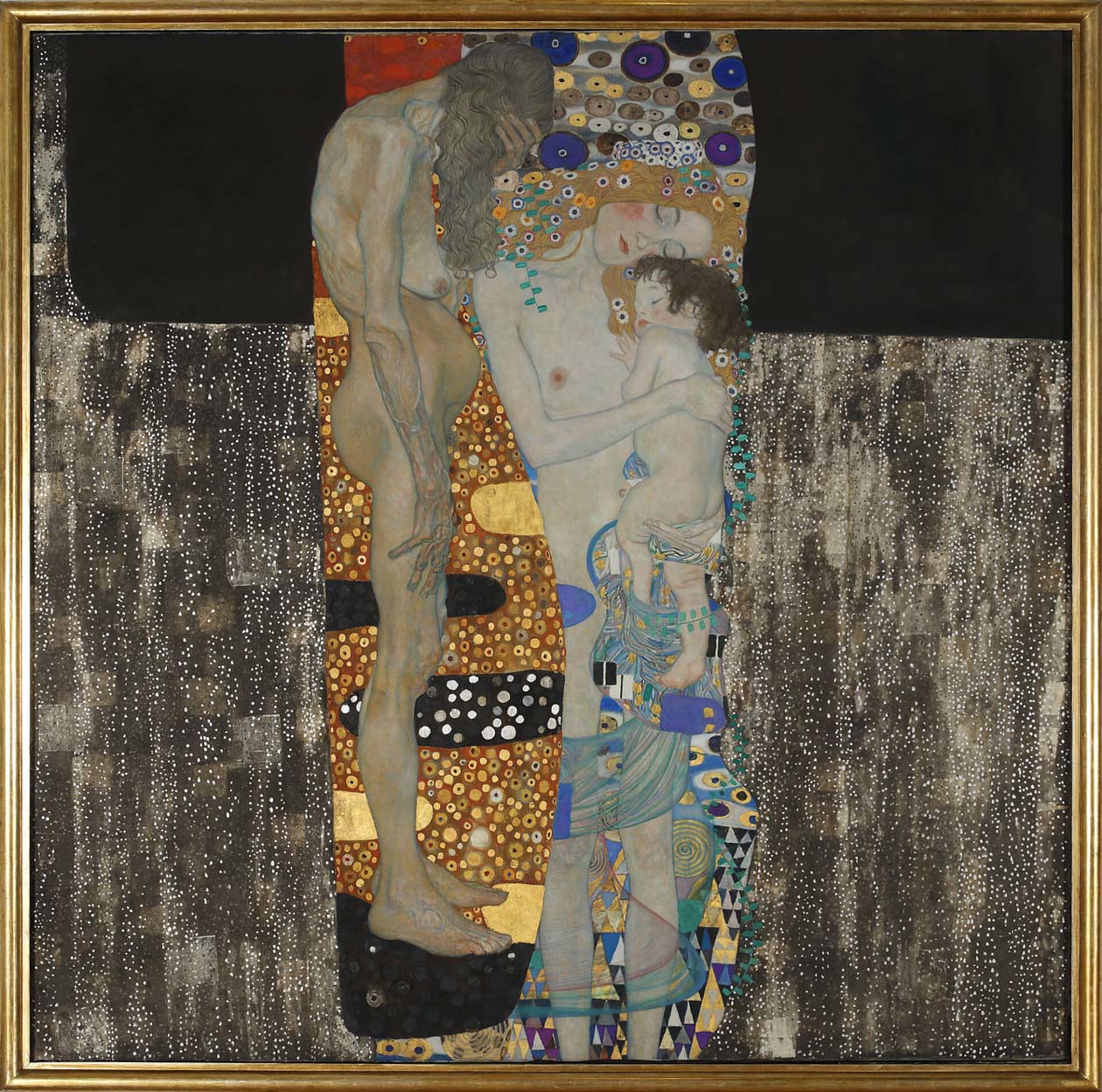 Gustav Klimt, Le tre età, 1905, olio su tela, Roma, Galleria Nazionale d’Arte Moderna e Contemporanea, inv. 951; Photo credits Riccardo Ragazzi