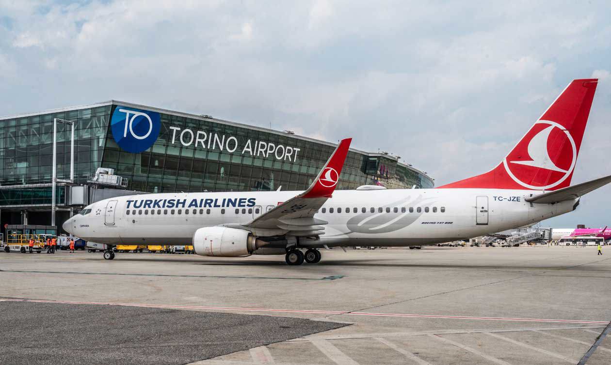 Turkish Airlines all'Aeroporto di Torino Copyright © Ufficio Stampa Aeroporto di Torino