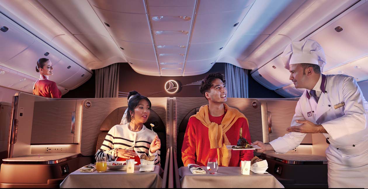 Business Crystal Suite di Turkish Airlines Copyright © Ufficio stampa Turkish Airlines