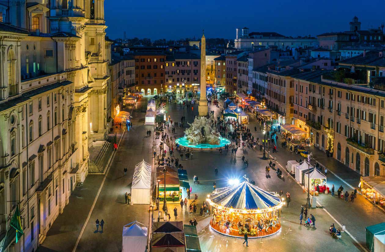 Mercatino di Natale a Roma Copyright © Sisterscom.com / Depositphotos