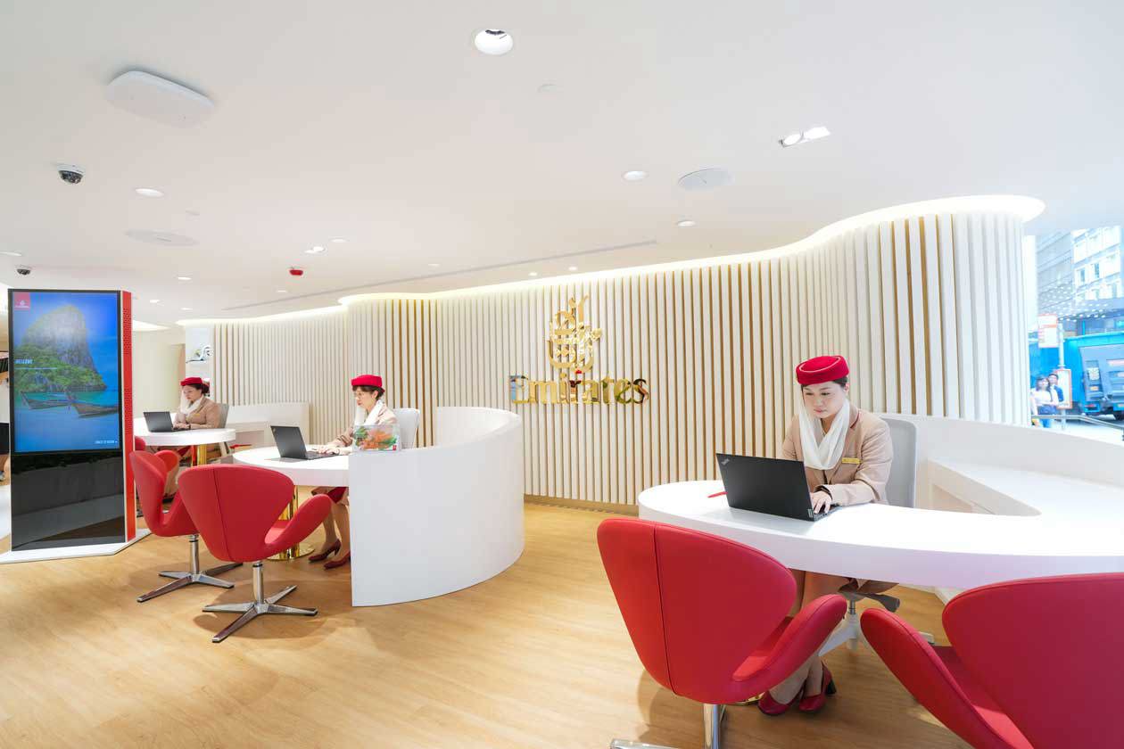 Emirates Travel Store in Hong Kong Copyright © Emirates Airlines / The Emirates Group