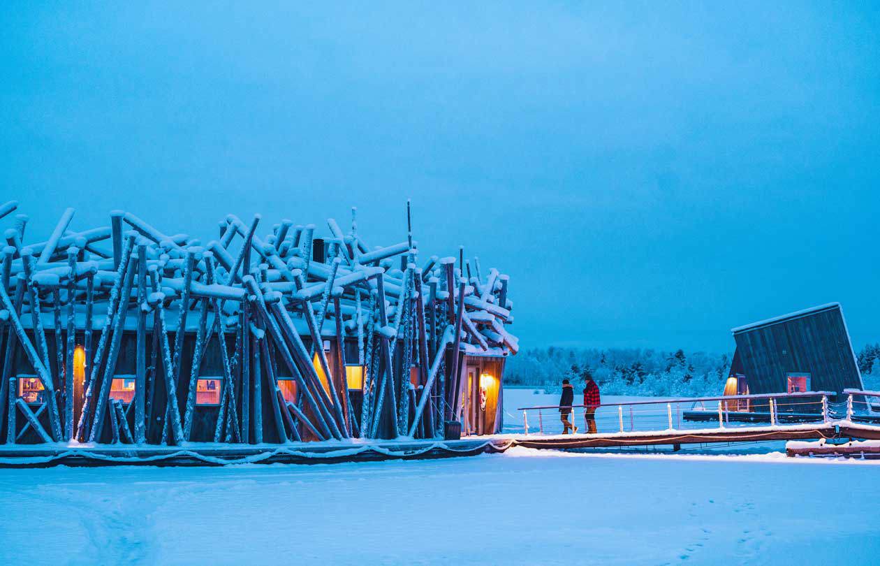 Arctic Bath, esterno Foto: Copyright © Swedish Lapland