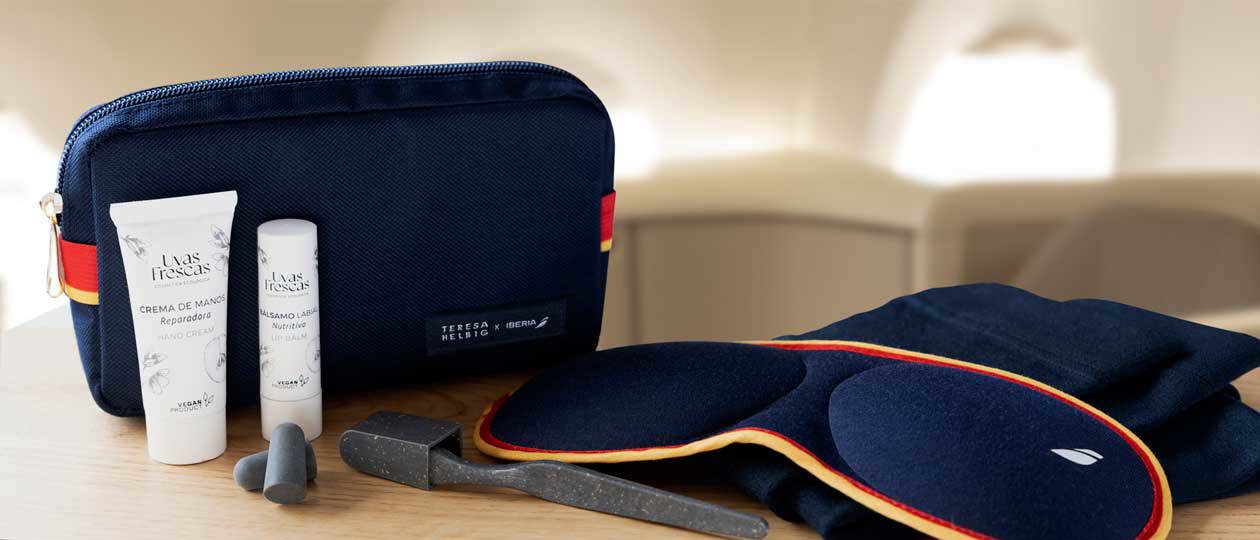 Amenity kit a bordo di Iberia Copyright © Ufficio Stampa Iberia