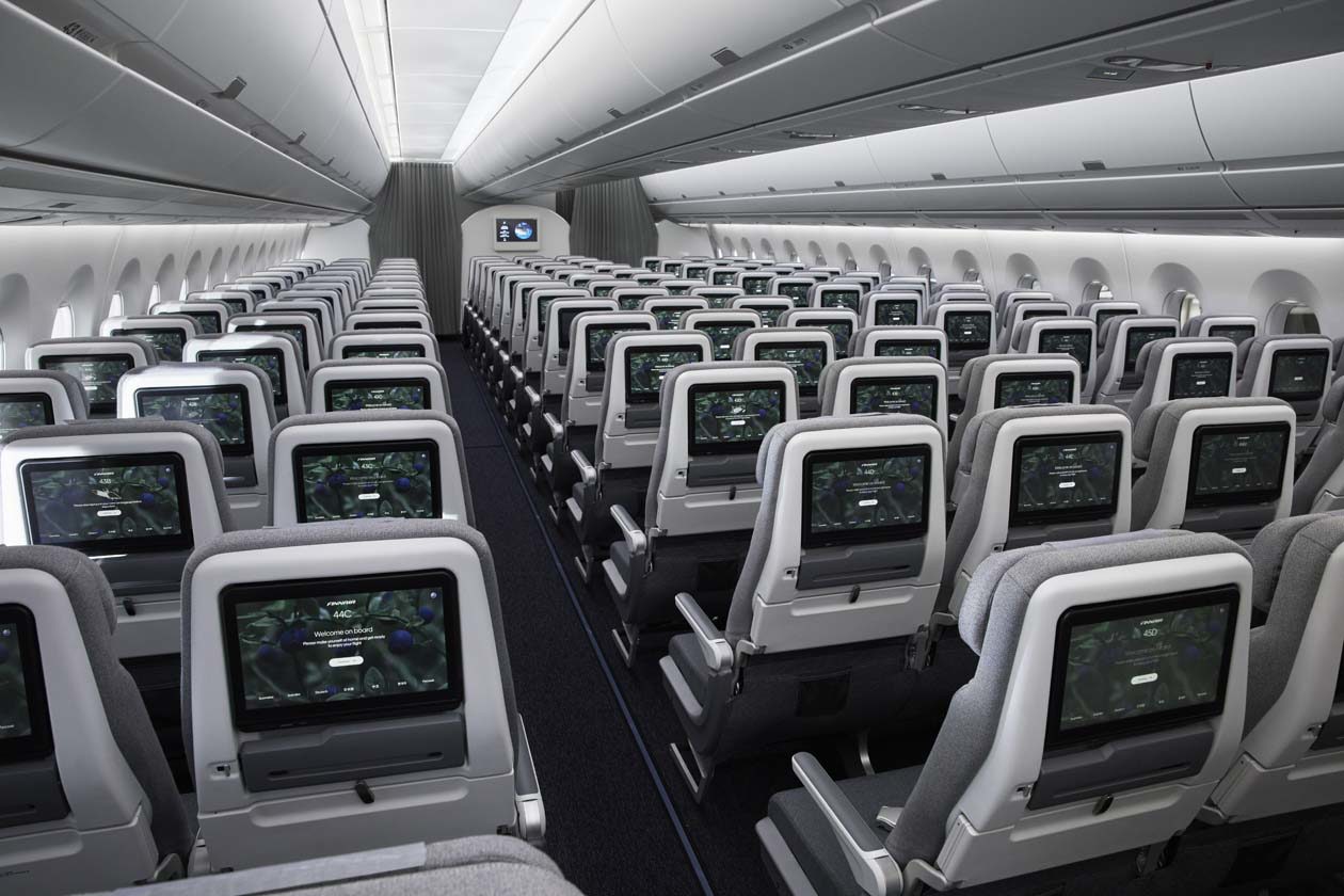 Finnair A350 Economy Class Copyright © Ufficio Stampa Finnair