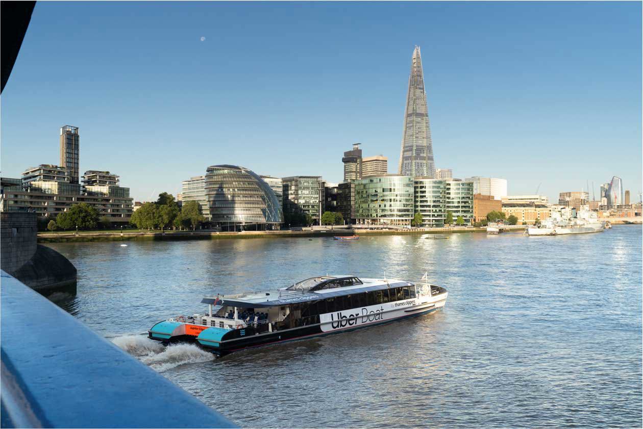 Uber Boat by Thames clippers Copyright © British Airways