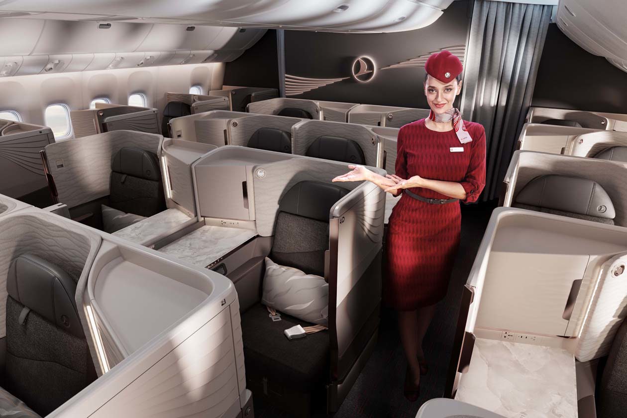 Business Crystal Suite di Turkish Airlines Copyright © Ufficio stampa Turkish Airlines