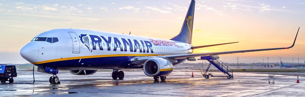 I voli Ryanair da Pisa per l'inverno 2021-22