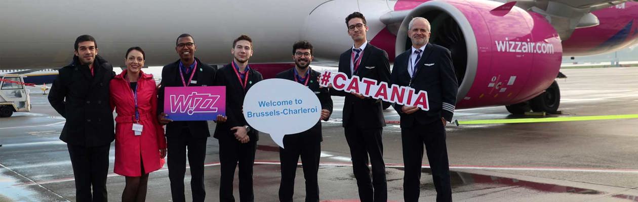 WIzz Air inaugura la nuova rotta Catania - Bruxelles