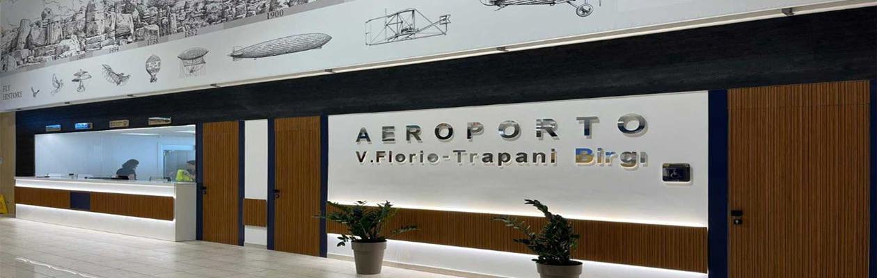 Nuova biglietteria all'Aeroporto di Trapani