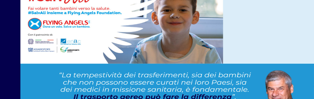  #SalvALI: i voli salvavita di Flying Angels