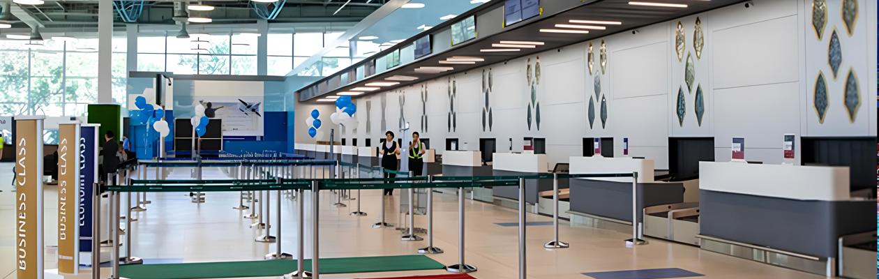 Nuovo Terminal all'aeroporto di Almaty
