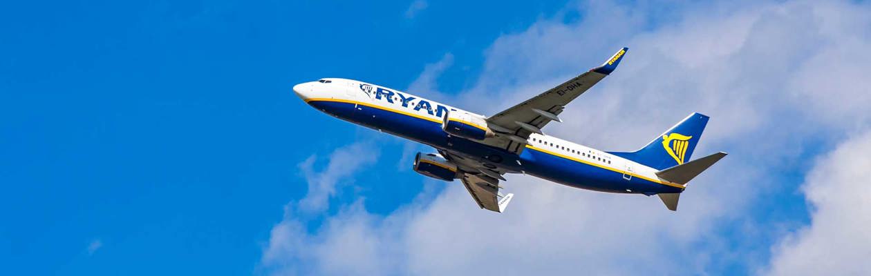 Ryanair lancia 5 nuove rotte da Alghero