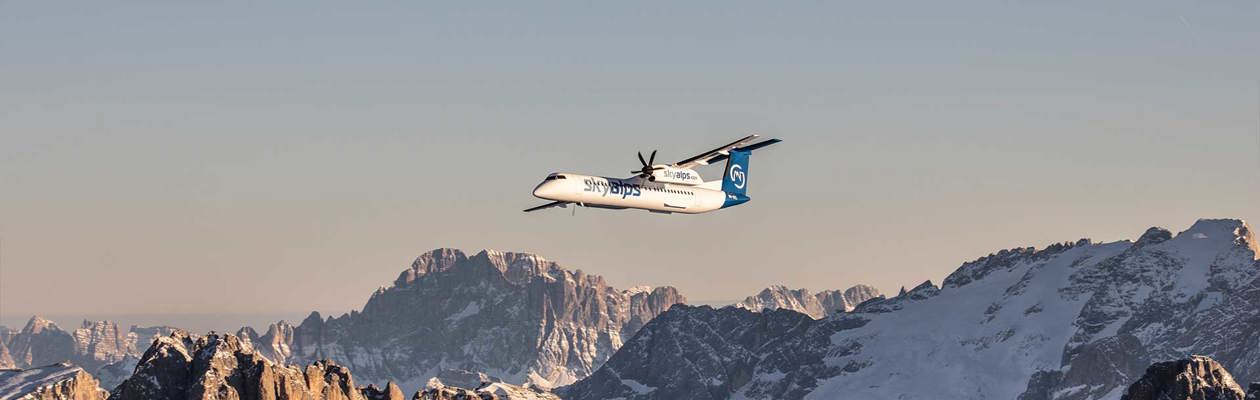 Le destinazioni estive di SkyAlps all'Aeroporto di Bolzano