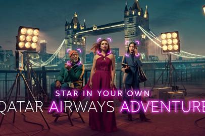 Qatar Airways crea il primo spot pubblicitario al mondo in cui "tu" puoi essere la star