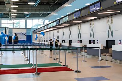 Nuovo Terminal all'aeroporto di Almaty