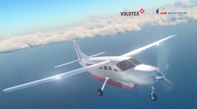 Volotea, Air Nostrum e Dante Aeronautical e il primo aeromobile elettrico