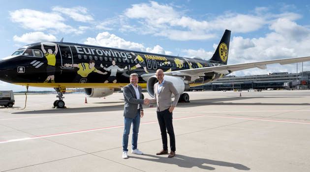 Eurowings rinnova la partnership con Borussia Dortmund