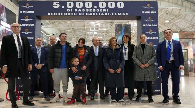 5 milioni di passeggeri all'’Aeroporto di Cagliari