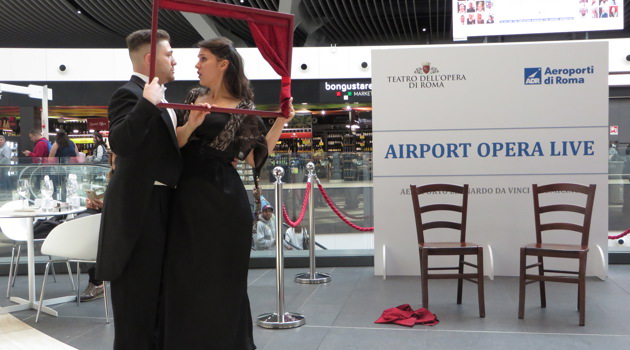 Musica lirica all'Aeroporto di Roma Fiumicino