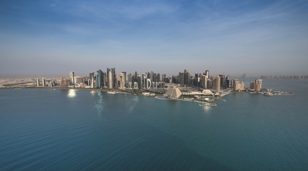 Lo splendido skyline di Doha 