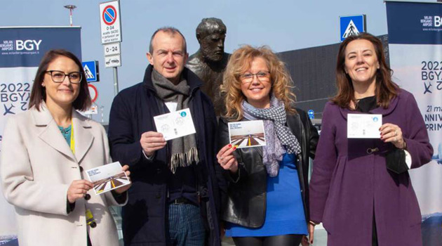 Aeroporto di Milano Bergamo: annullo filatelico per il 50ennale del primo volo di linea