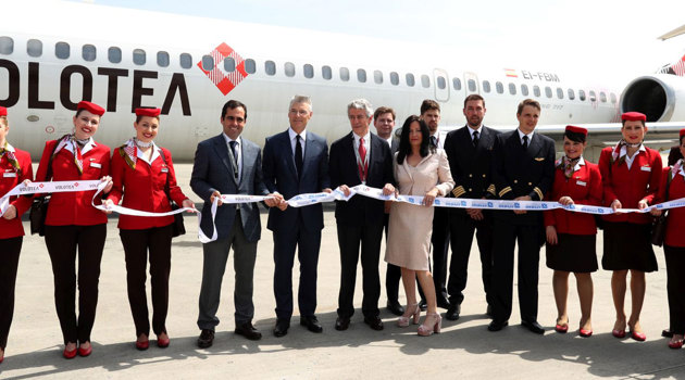 Inaugurata la dodicesima base di Volotea