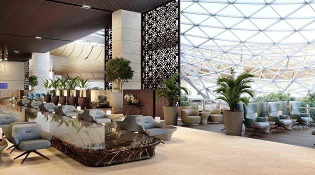 La nuova Al Mourjan Business Lounge, The Garden, di Qatar Airways