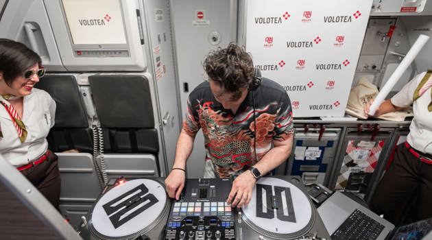 Con Volotea dj set sul volo Verona-Olbia