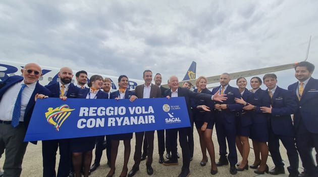 Nuove rotte di Ryanair a Reggio Calabria