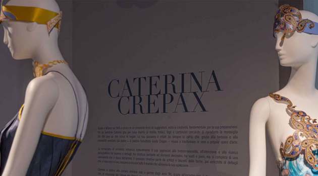 La mostra di abiti di carta di Caterina Crepax