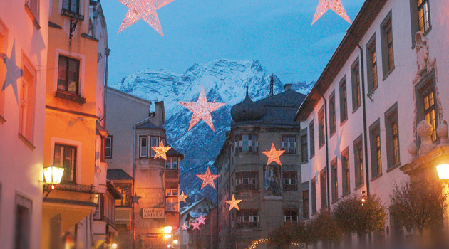 Natale a Hall Wattens in Austria, nel cuore delle Alpi tirolesi