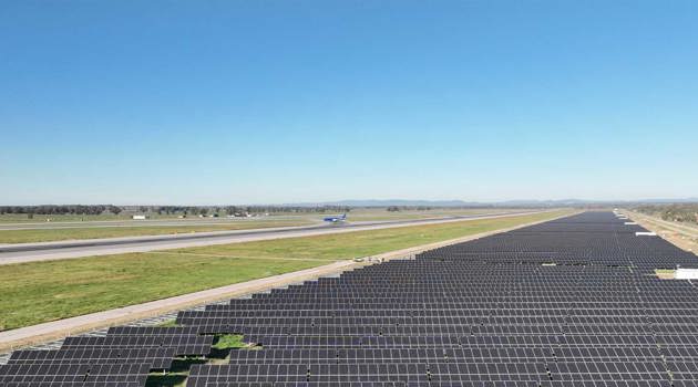 La nuova Solar Farm dell'aeroporto di Fiumicino