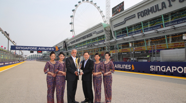 Singapore Airlines estende la sponsorship per il Formula 1 Singapore Grand Prix