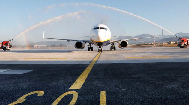 Decollano da Salerno le nuove rotte estive di Ryanair