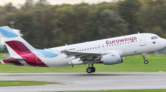 Eurowings lancia l'acquisto di carburante sostenibile a bordo