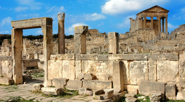 Il sito archeologico di Dougga in Tunisia